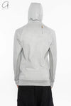 BORIS BIDJAN SABERI Hooded Jacket ZP4.1 TO00002+F0406C Light Gray
